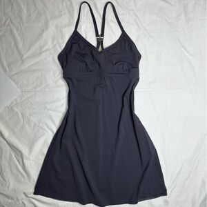 Athleta - Grey Active Workout Mini Dress